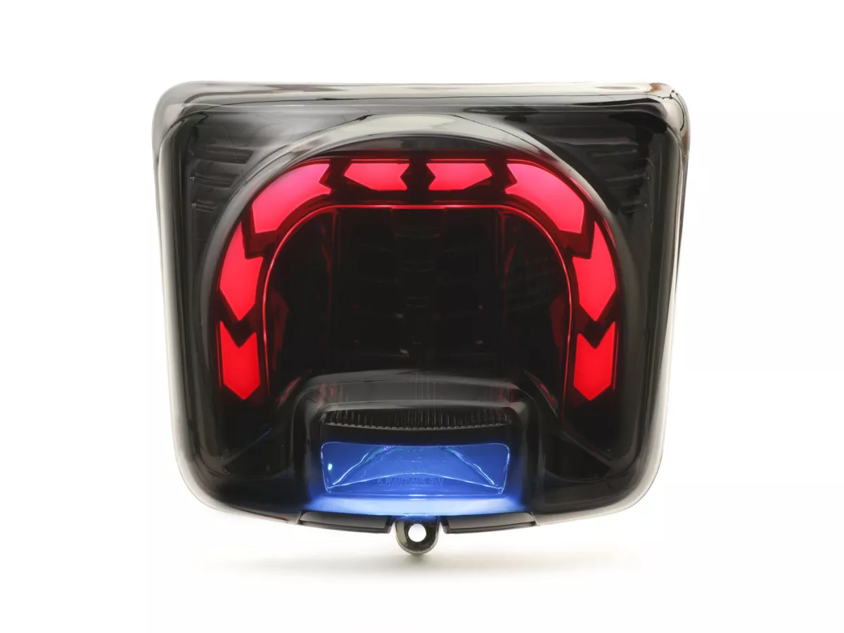 Fanale posteriore -MOTO NOSTRA, LED- Vespa GT, GTS 125-300, GTV (2014-2018, facelift) - nero
