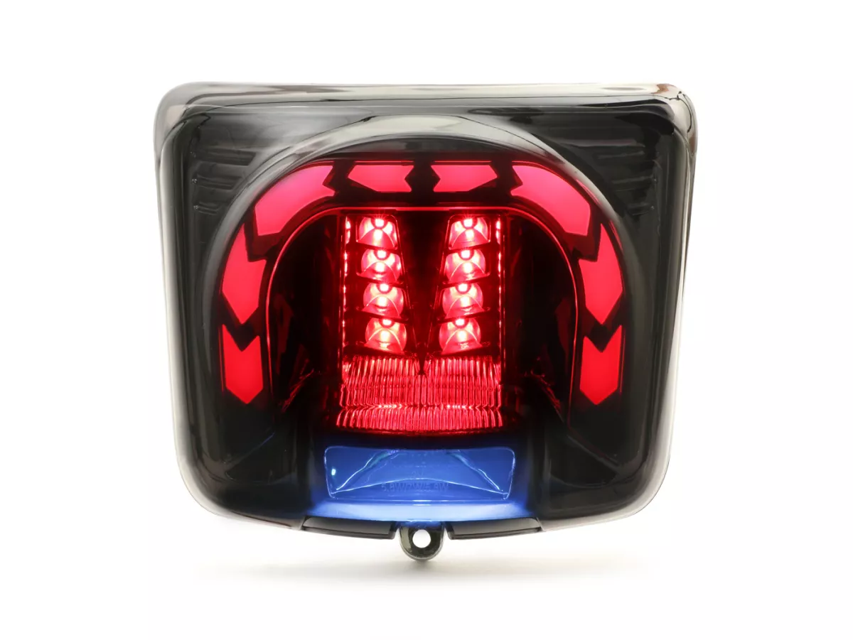 Fanale posteriore -MOTO NOSTRA, LED- Vespa GT, GTS 125-300, GTV (2014-2018, facelift) - nero