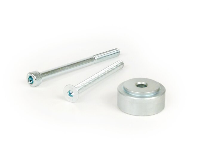 Montageset voor stuurspiegels -MOTO NOSTRA, Ø=30mm- Vespa GT 125-200, GTL 125-200, GTS125-300, GTS i.E. Super 125/300, GTV 125-300, Aprilia Scarabeo 400/500, SR Max 125-300, Gilera GP 800, Nexus 125-500, Piaggio Beverly 125-500, Piaggio X10 125, X8