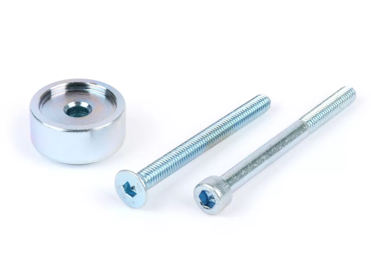 Kit de montage pour rétroviseurs embout guidon -MOTO NOSTRA, Ø=28mm (HD-Corse)- Vespa GT 125-200, GTL 125-200, GTS125-300, GTS i.E. Super 125/300, GTV 125-300, Aprilia Scarabeo  400/500, SR Max 125-300, Gilera GP 800, Nexus 125-500, Piaggio Beverly 125-50