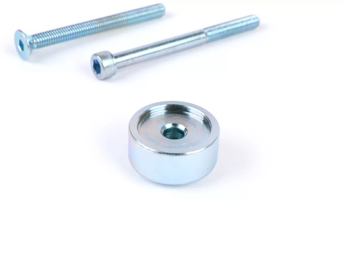 Kit de montage pour rétroviseurs embout guidon -MOTO NOSTRA, Ø=28mm (HD-Corse)- Vespa GT 125-200, GTL 125-200, GTS125-300, GTS i.E. Super 125/300, GTV 125-300, Aprilia Scarabeo  400/500, SR Max 125-300, Gilera GP 800, Nexus 125-500, Piaggio Beverly 125-50