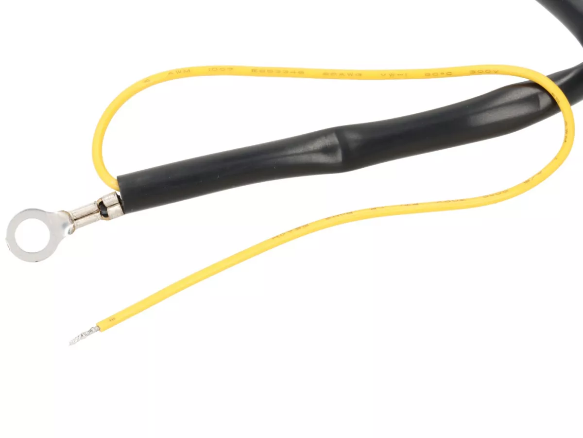 Set di retrofit per indicatori di direzione -MOTO NOSTRA, LED, con marcatura E, 12 Volt- Vespa Smallframe V50, 50N, PV, ET3, Largeframe Rally, Sprint, TS, GT, GTR, SS180 - Ø=24mm - Bianco