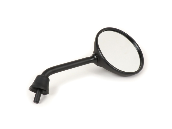 Rétroviseur -MOTO NOSTRA- Shorty - Vespa GTS 125 i.E. Super, LX50 2T 2009-2011, LX50 4T 4V 2009-2011 - noir mat - utilisable à droite et à gauche - sans filetage