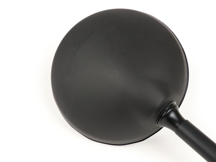 Rétroviseur -MOTO NOSTRA- Shorty - Vespa GTS 125 i.E. Super, LX50 2T 2009-2011, LX50 4T 4V 2009-2011 - noir mat - utilisable à droite et à gauche - sans filetage