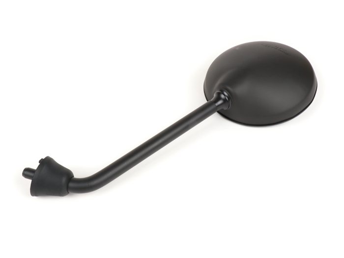 Rétroviseur -MOTO NOSTRA- Vespa GTS 125 i.E. Super, LX50 2T 2009-2011, LX50 4T 4V 2009-2011 - noir mat - utilisable à droite et à gauche - sans filetage