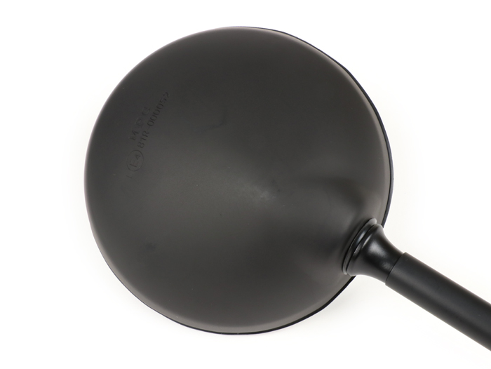Rétroviseur -MOTO NOSTRA- Vespa GTS 125 i.E. Super, LX50 2T 2009-2011, LX50 4T 4V 2009-2011 - noir mat - utilisable à droite et à gauche - sans filetage