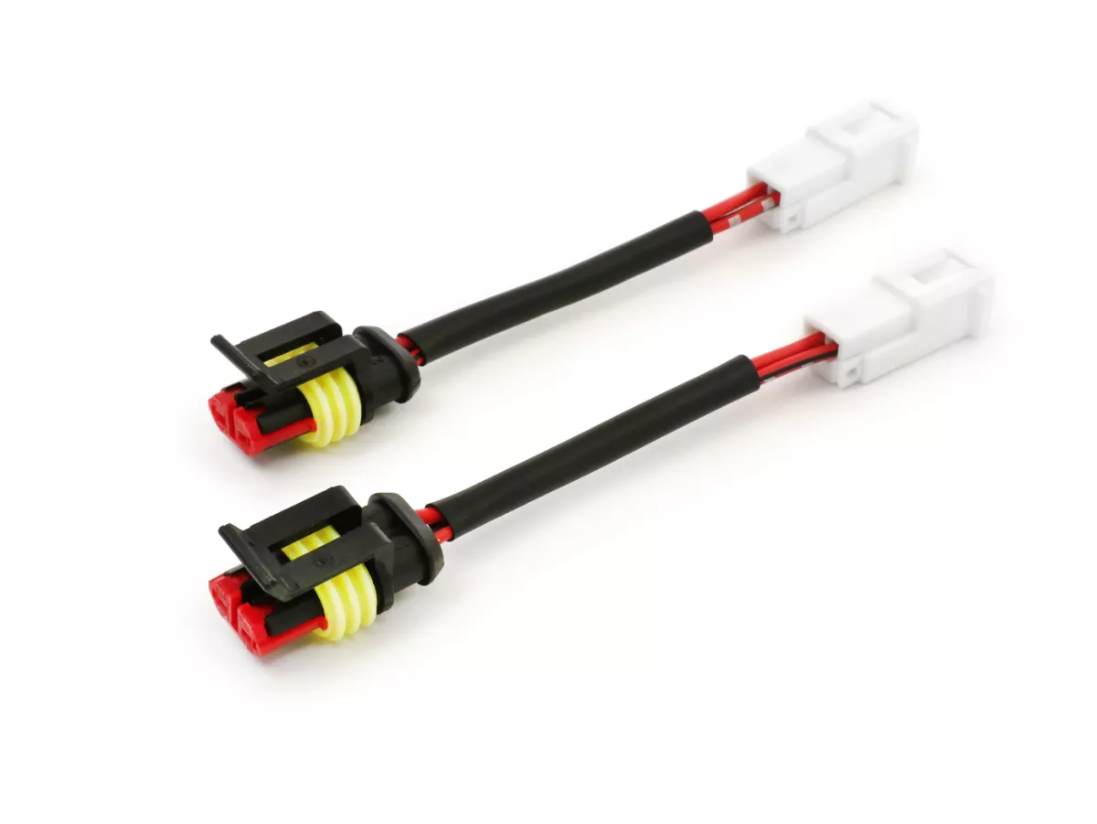 Set indicatori di direzione posteriori -MOTO NOSTRA (fino al 2014) luce di marcia dinamica a LED, con luce di posizione (E-mark)- Vespa GT, GTL, GTV, GTS 125-300 - fumé