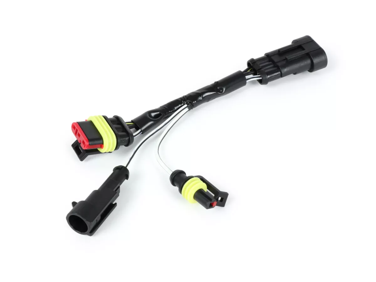 Juego de intermitentes delantero+trasero -MOTO NOSTRA (2019-2022) luz de marcha LED dinámica, luz de marcha diurna delantera + luz de posición trasera (E-mark)- Vespa GTS 125-300 HPE (2019-2022) - ahumado