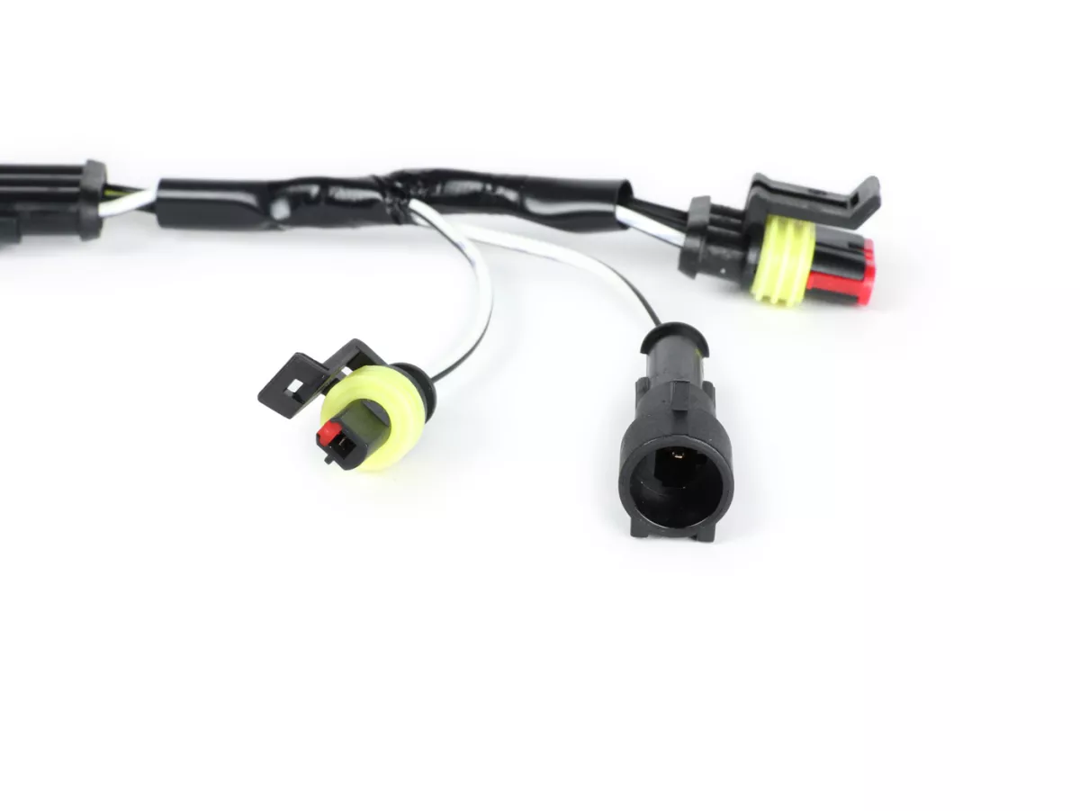 Juego de intermitentes delantero+trasero -MOTO NOSTRA (2019-2022) luz de marcha LED dinámica, luz de marcha diurna delantera + luz de posición trasera (E-mark)- Vespa GTS 125-300 HPE (2019-2022) - ahumado