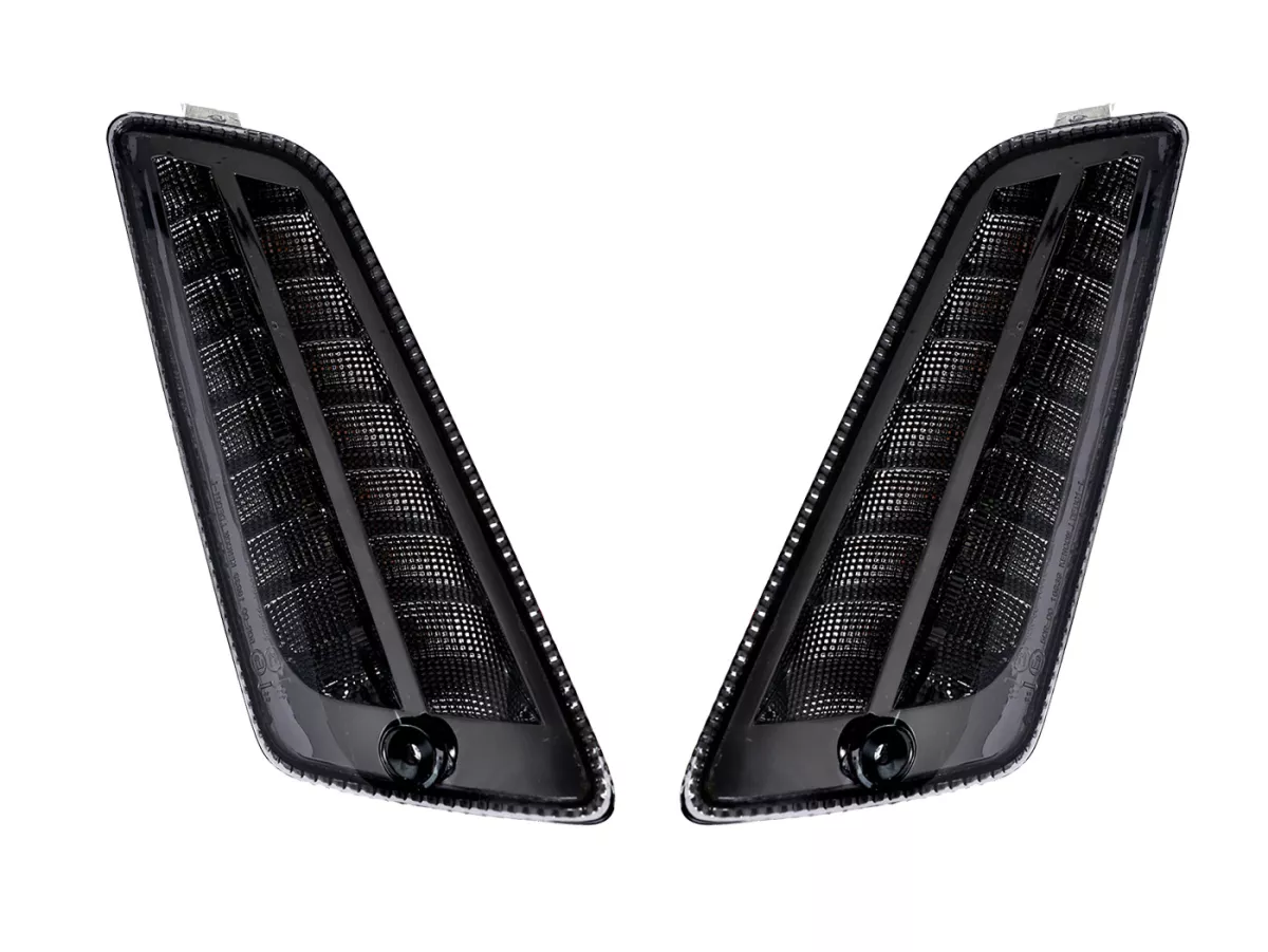 Knipperlichtenset voor -MOTO NOSTRA 2K22 (2014-2022) dynamisch LED-looplicht, dagrijlicht (E-markering)- Vespa GT, GTL, GTV, GTS 125-300 - gerookt
