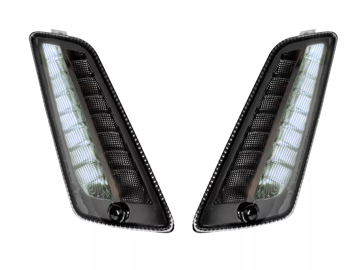 Knipperlichtenset voor -MOTO NOSTRA 2K22 (2014-2022) dynamisch LED-looplicht, dagrijlicht (E-markering)- Vespa GT, GTL, GTV, GTS 125-300 - gerookt