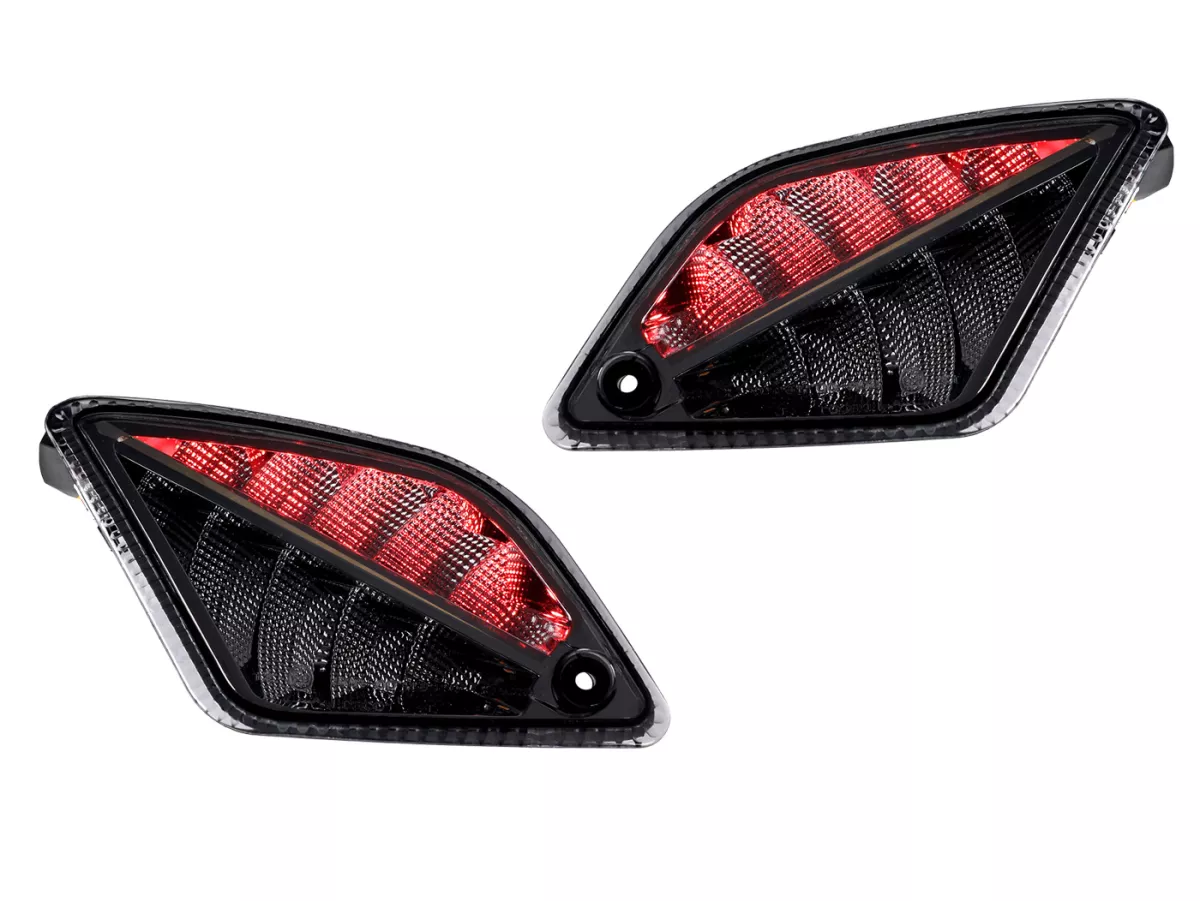 Knipperlichtenset achter -MOTO NOSTRA 2K22 (2014-2018) dynamisch LED-looplicht, met positielicht (E-markering)- Vespa GT, GTL, GTV, GTS 125-300 - gerookt