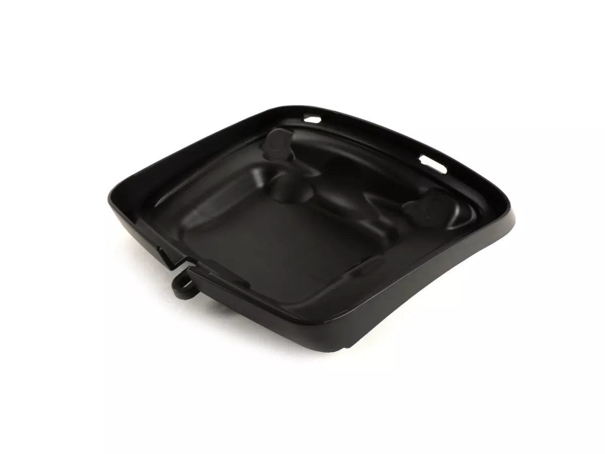 Rangka lampu belakang untuk konversi -MOTO NOSTRA untuk pemasangan tipe lampu belakang baru dari tahun 2014 pada kendaraan hingga tahun 2014- Vespa GT, GTS 125-300, GTL (-2014) - matt hitam