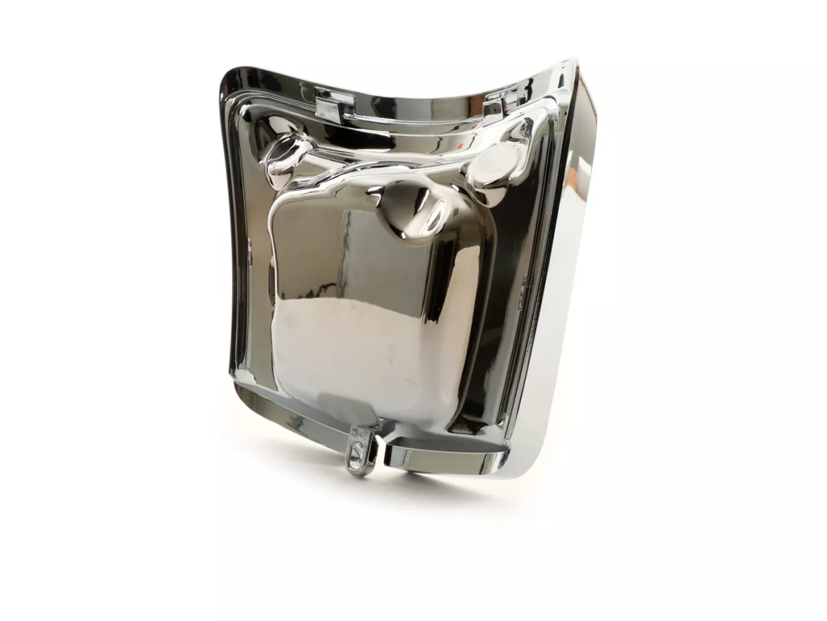 Rangka lampu belakang untuk konversi -MOTO NOSTRA untuk pemasangan tipe lampu belakang baru dari tahun 2014 pada kendaraan hingga tahun 2014- Vespa GT, GTS 125-300, GTL (-2014) - berlapis krom