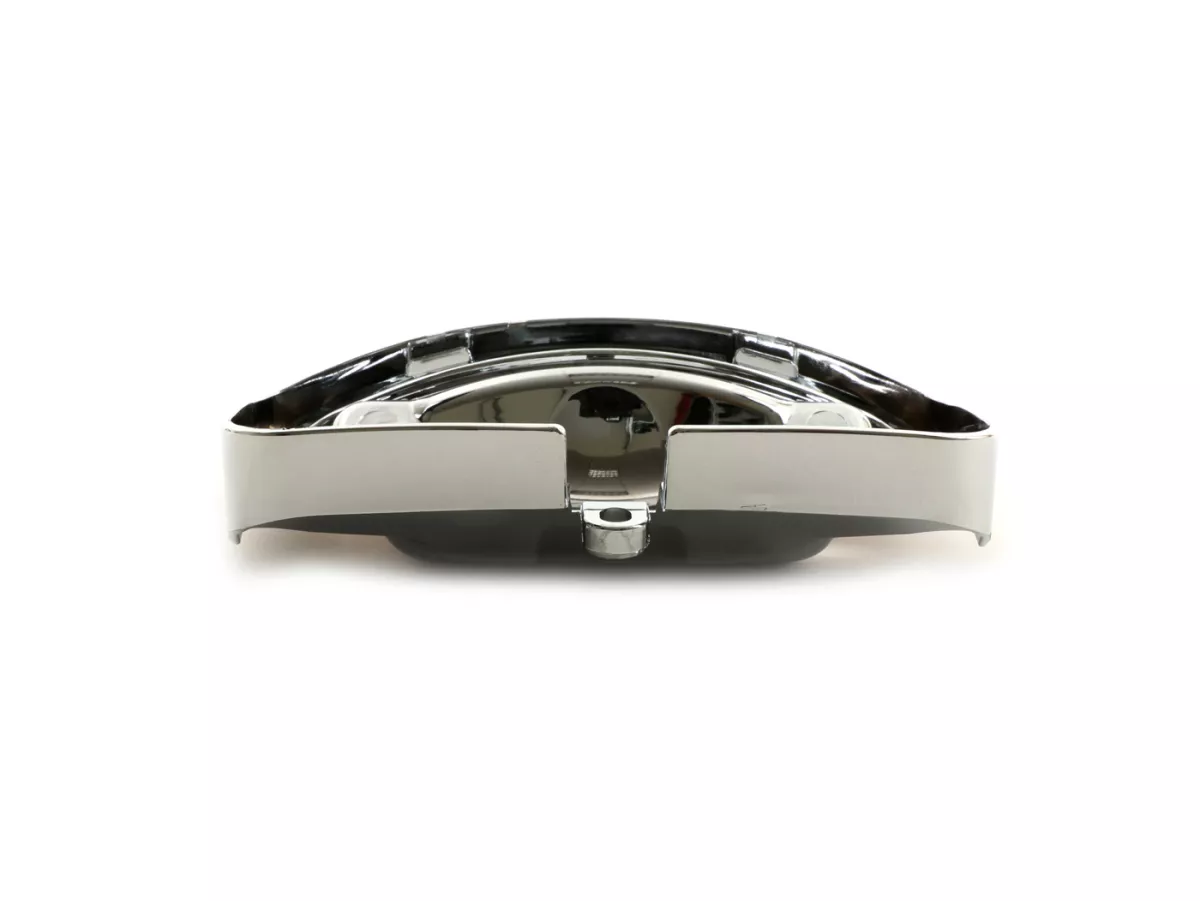 Rangka lampu belakang untuk konversi -MOTO NOSTRA untuk pemasangan tipe lampu belakang baru dari tahun 2014 pada kendaraan hingga tahun 2014- Vespa GT, GTS 125-300, GTL (-2014) - berlapis krom