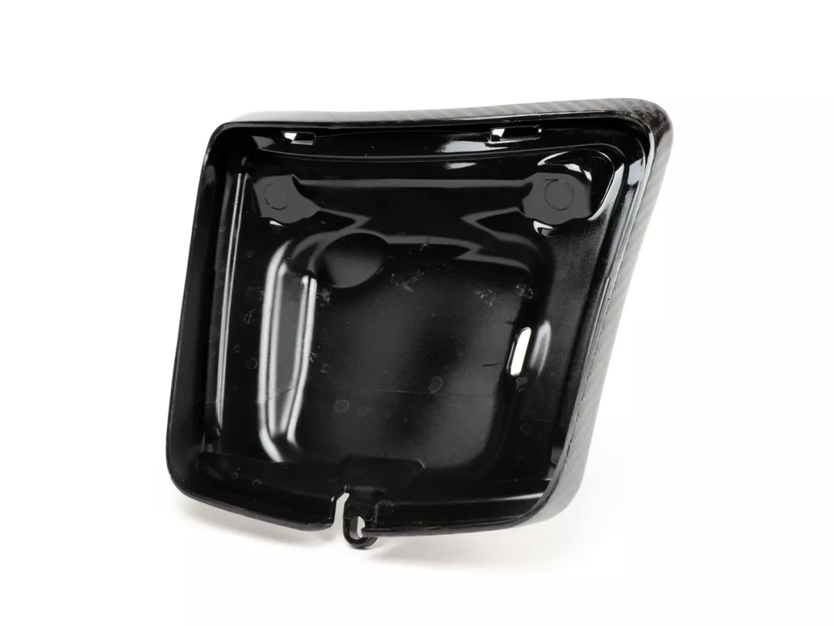 Tail light frame for conversion -MOTO NOSTRA to mount new type tail light from 2014 on vehicles until 2014- Vespa GT, GTS 125-300, GTL (-2014) - carbon fibre