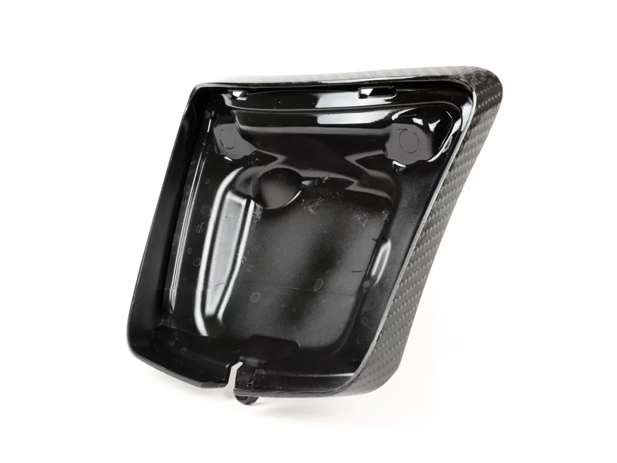 Tail light frame for conversion -MOTO NOSTRA to mount new type tail light from 2014 on vehicles until 2014- Vespa GT, GTS 125-300, GTL (-2014) - carbon fibre