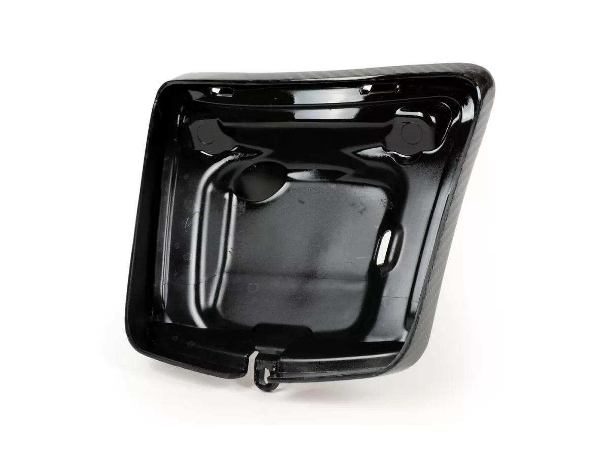 Tail light frame for conversion -MOTO NOSTRA to mount new type tail light from 2014 on vehicles until 2014- Vespa GT, GTS 125-300, GTL (-2014) - carbon fibre