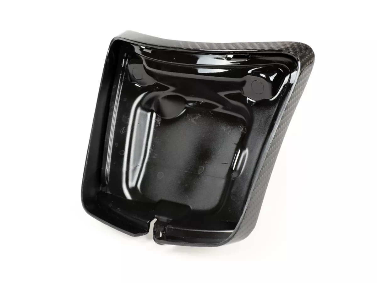 Tail light frame for conversion -MOTO NOSTRA to mount new type tail light from 2014 on vehicles until 2014- Vespa GT, GTS 125-300, GTL (-2014) - carbon fibre