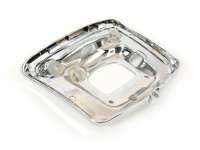 Marco de la luz trasera para la conversión -MOTO NOSTRA para el montaje de la antigua luz trasera tipo hasta 2014 en los vehículos a partir de 2014, cromo- Vespa GTS 125 (ZAPMA3100, ZAPMA3200), Vespa GTS 150 (ZAPMA3200, ZAPMA3100), Vespa GTS 250 (ZAPM4510
