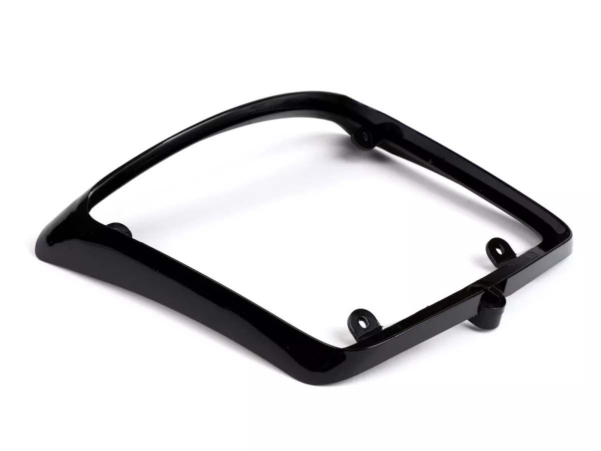 Achterlichtframe -MOTO NOSTRA- Vespa GTS Notte, GTV i.e. Sei Giorni 300 (ZAPMA3602), GTS i.e. Super300 HPE (ZAPMA3600), GTS HPE 300 E4 (M4A36M) - glanzend zwart