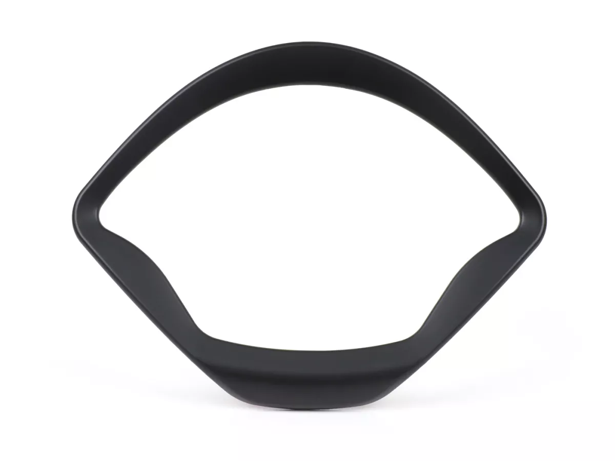 Bingkai speedometer -MOTO NOSTRA- hitam matt - Vespa GTS 125 (ZAPMA3100, ZAPMA3200, ZAPMA3700), Vespa GTS 150 (ZAPMA3200, ZAPMA3100), Vespa GTS 250 (ZAPM45100), Vespa GTS 300 (ZAPM45200, ZAPM45202, ZAPMA3300), Vespa GTS HPE 300 (ZAPMA3600, ZAPMD310), Vesp