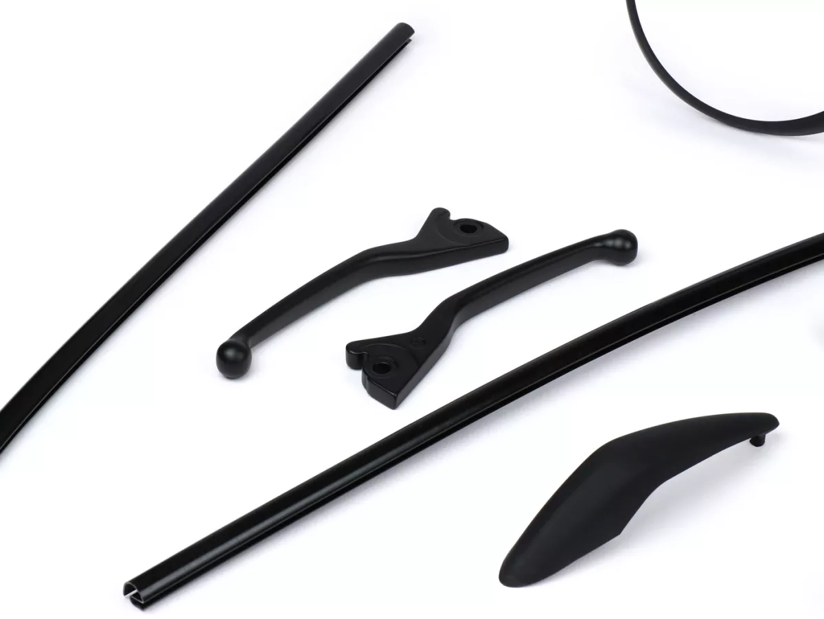 Styling kit -Moto Nostra Black Collection zwart mat - Vespa GTS300 (2016-2018), Vespa GTS 125 (2016-2018)