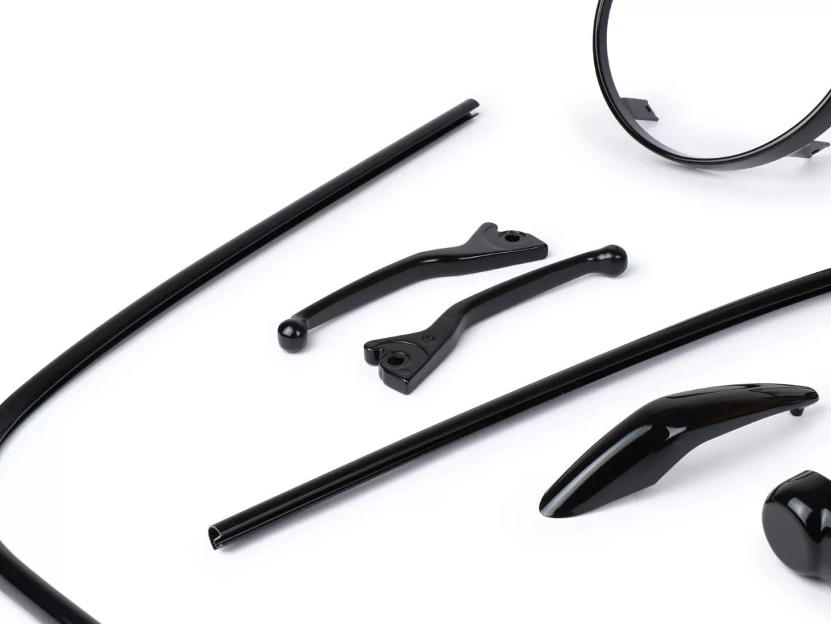 Kit de styling -Moto Nostra Black Collection negro brillante - Vespa GTS 300 Super HPE Supertech (ZAPMA3600), Vespa GTS 125 Supertech (ZAPMA3700)