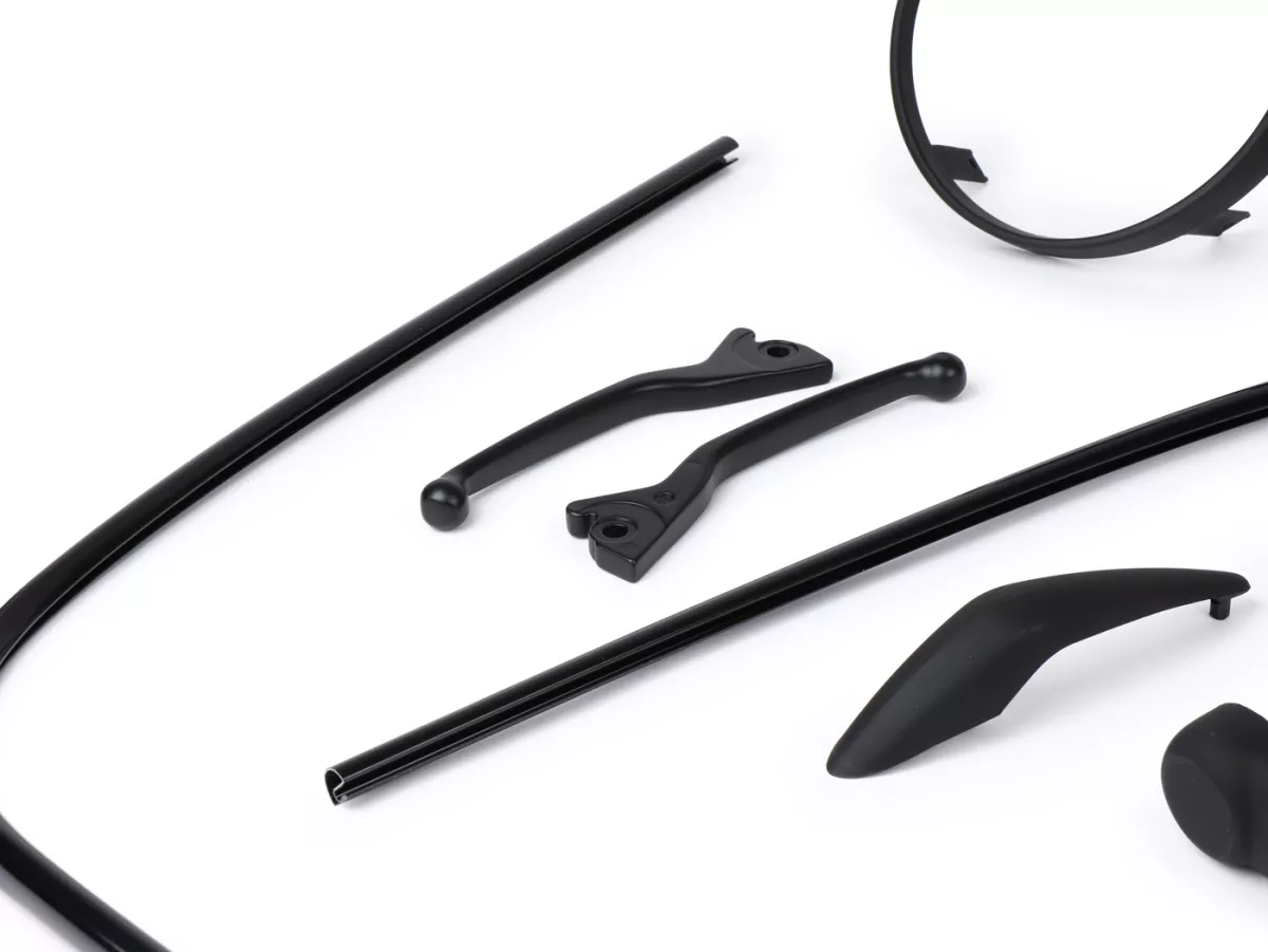 Kit de styling -Moto Nostra Black Collection negro mate - Vespa GTS 300 Super HPE Supertech (ZAPMA3600), Vespa GTS 125 Supertech (ZAPMA3700)