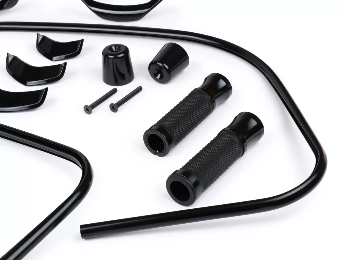 Styling kit -Moto Nostra Black Collection matt shiny - Vespa GTS300 HPE (2019-2022), Vespa GTS 125 IGET (2019-2022)