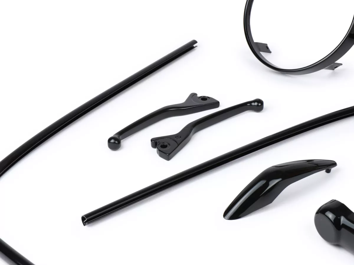 Styling kit -Moto Nostra Black Collection matt shiny - Vespa GTS300 HPE (2019-2022), Vespa GTS 125 IGET (2019-2022)