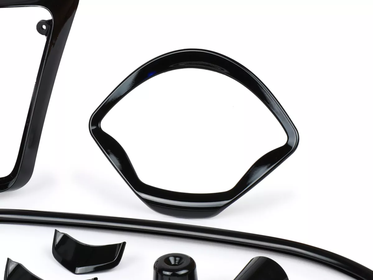 Styling kit -Moto Nostra Black Collection matt shiny - Vespa GTS300 HPE (2019-2022), Vespa GTS 125 IGET (2019-2022)