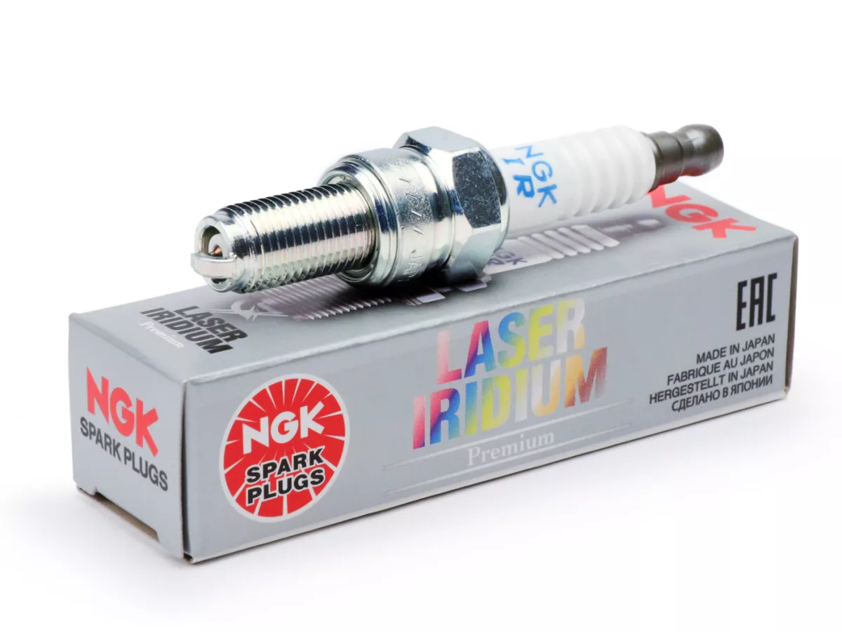Spark plug -NGK MR- Laser Iridium Premium MR7BI-8 - Vespa GTS300 HPE (ZAPMA360, ZAPMA3600, ZAPMA3602, ZAPMA362), Piaggio MP3 HPE 300/500 (ZAPTA2100, ZAPTA1202, ZAPTA1204)