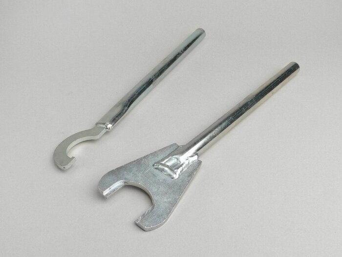 Steering spanner set -MB DEVELOPMENTS LI, LIS, SX, TV (series  2-3), DL, GP, J 50-125, Lui 50-75
