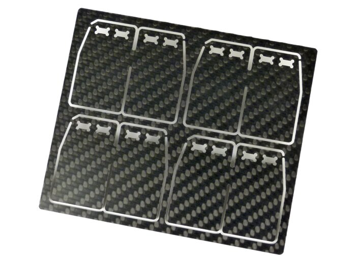 Reed petals -MRP- VForce 4 - Yamaha RD350/RZ350 YPVS / Banshee - carbon fibre 0.42mm