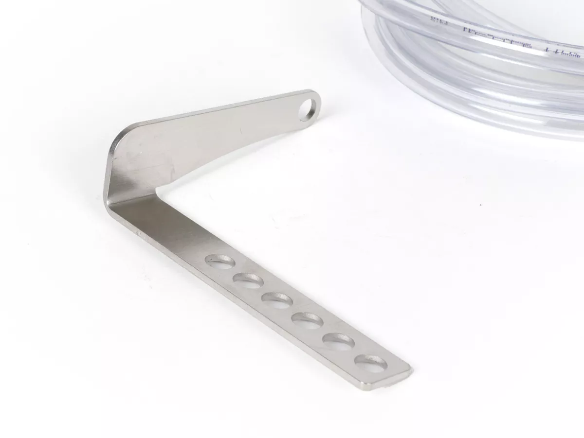Support pour tuyau de trop-plein carburateur -MRP- Vespa Largeframe universel