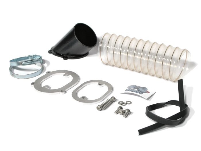 Ansaugschlauch-Adapter -MRP Dumbo Ø60mm (Keihin PWK 33-38mm, Mikuni TMX 35, Polini 32/34, Dellorto PHBH 28/30, VHSH 30)- Vespa PX, T5, Sprint, Rally, GT, GTR, GL150, Super, VNA, VNB, VBA, VBB