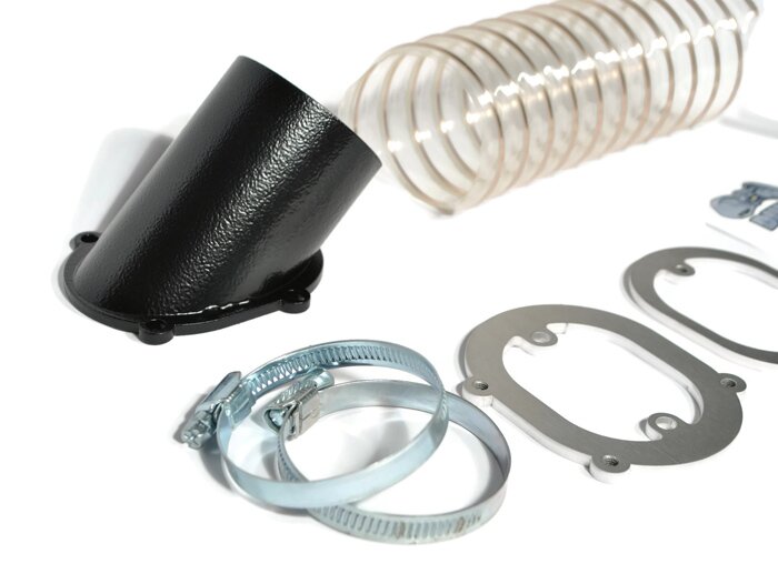 Ansaugschlauch-Adapter -MRP Dumbo Ø60mm (Keihin PWK 33-38mm, Mikuni TMX 35, Polini 32/34, Dellorto PHBH 28/30, VHSH 30)- Vespa PX, T5, Sprint, Rally, GT, GTR, GL150, Super, VNA, VNB, VBA, VBB