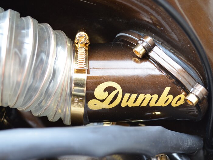 Ansaugschlauch-Adapter -MRP Dumbo Ø60mm (Keihin PWK 33-38mm, Mikuni TMX 35, Polini 32/34, Dellorto PHBH 28/30, VHSH 30)- Vespa PX, T5, Sprint, Rally, GT, GTR, GL150, Super, VNA, VNB, VBA, VBB