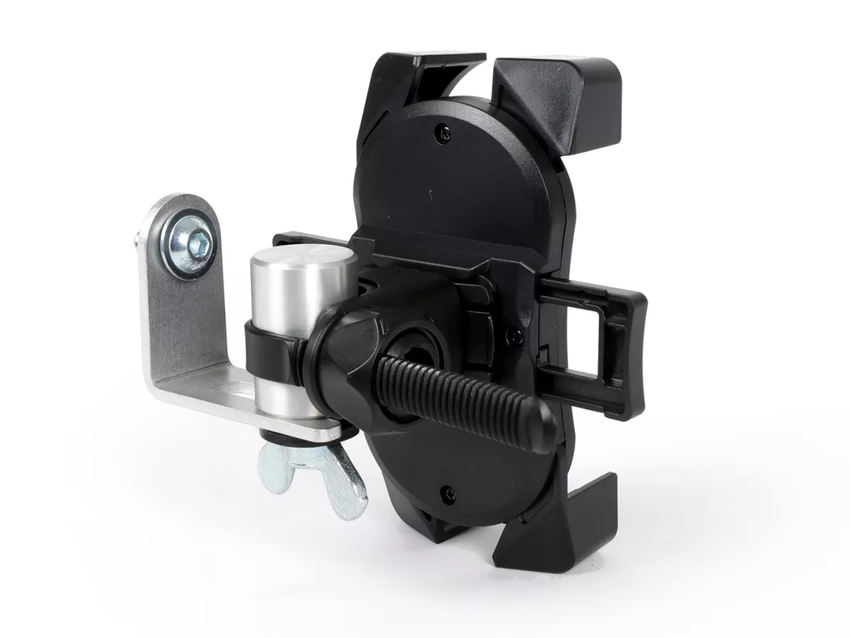 Smartphonehouder -MRP V3- Vespa PX, Sprint, Rally, V50, PK (montage onder stuur op spiegelschroefverbinding)