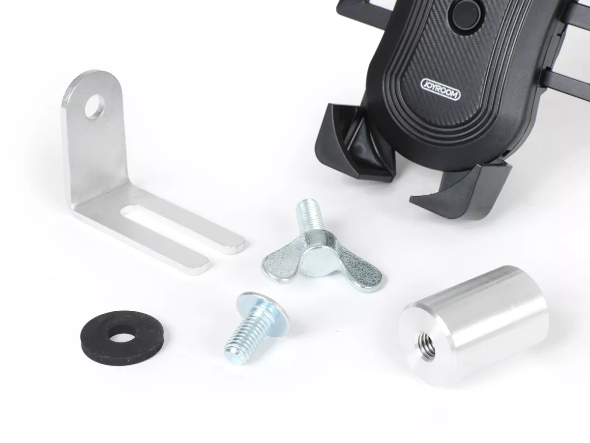 Smartphonehouder -MRP V3- Vespa PX, Sprint, Rally, V50, PK (montage onder stuur op spiegelschroefverbinding)