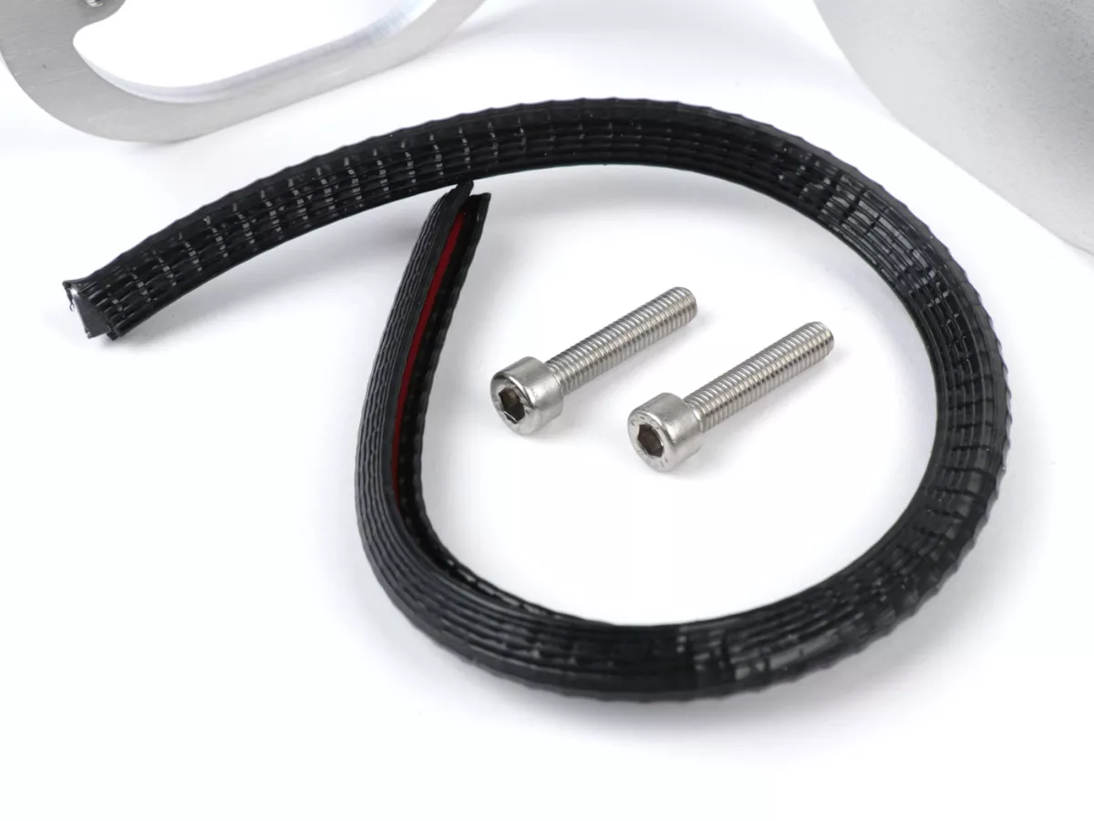 Abdeckblech für Rahmenöffnung Ansaugloch -MRP- Vespa PX, T5, Sprint, Rally, GT, GTR, GL150, Super, VNA, VNB, VBA, VBB