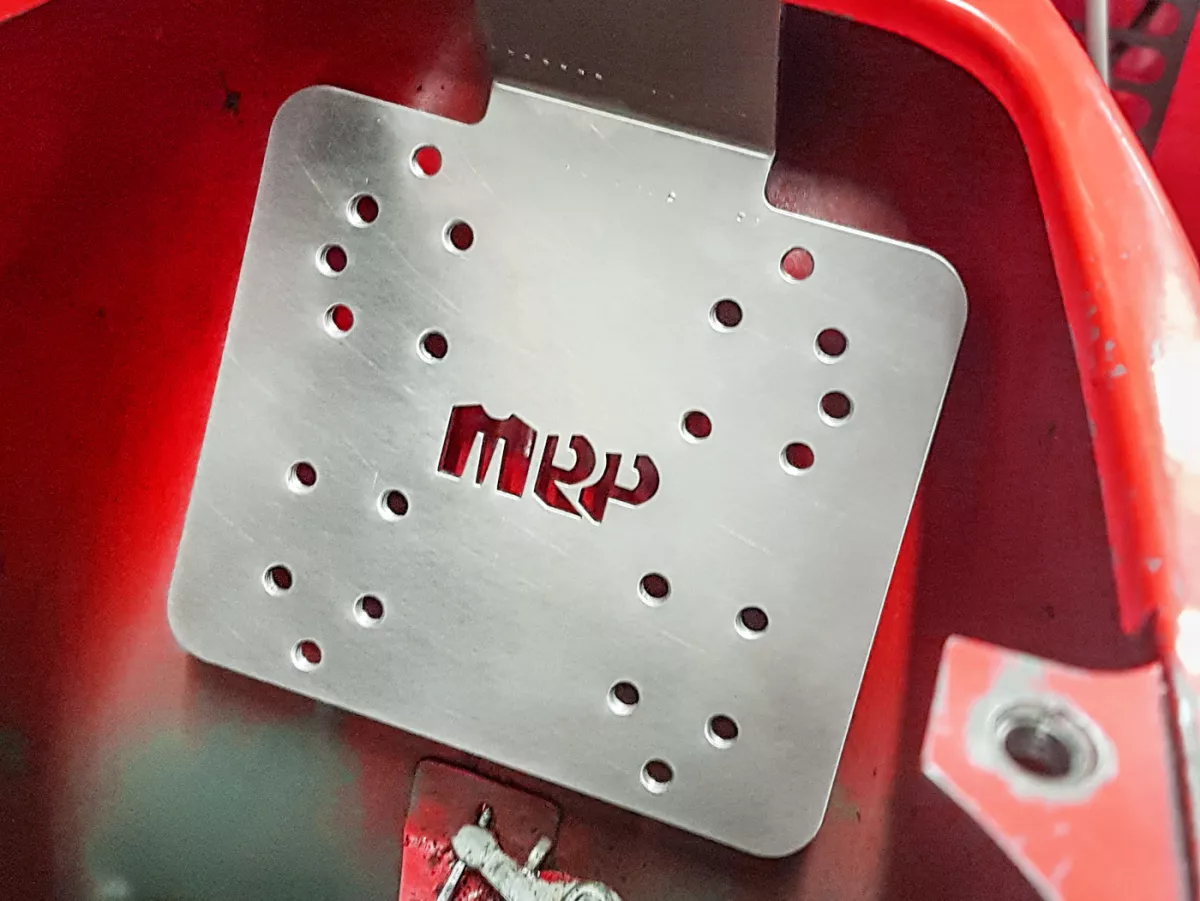 Halteblech Zündspule / CDI / Spannungsregler -MRP- Vespa V50, V90, SS50, SS90, PV125