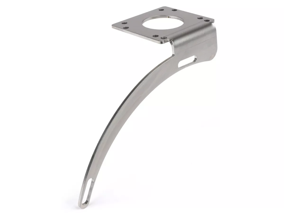Houder - Bevestigingsplaat voor benzinepomp -MRP voor Mikuni of DellOrto Vespa Largeframe PX, Cosa, T5 125cc, Rally, Sprint, GT, GTR, Super, GL, VNA, VNB, VBA, VBB