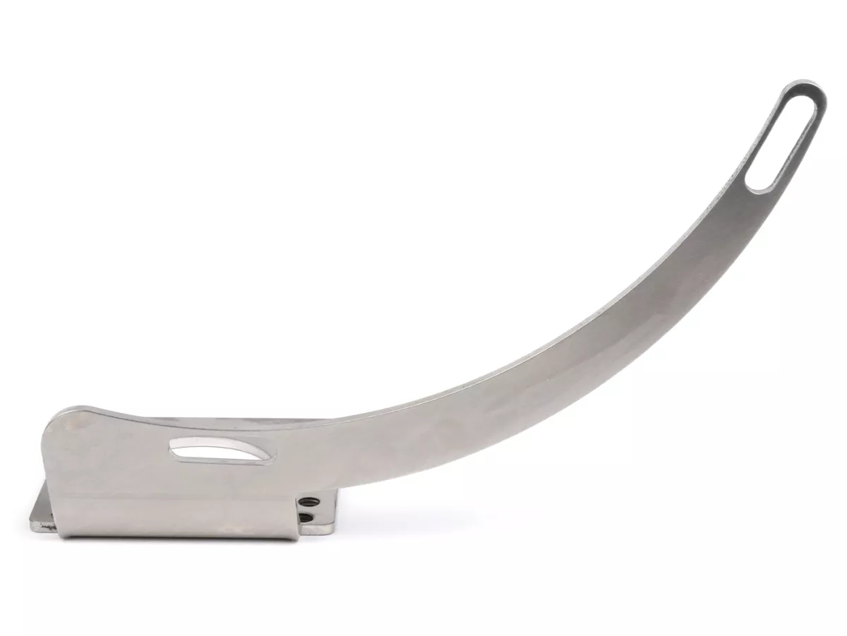 Houder - Bevestigingsplaat voor benzinepomp -MRP voor Mikuni of DellOrto Vespa Largeframe PX, Cosa, T5 125cc, Rally, Sprint, GT, GTR, Super, GL, VNA, VNB, VBA, VBB