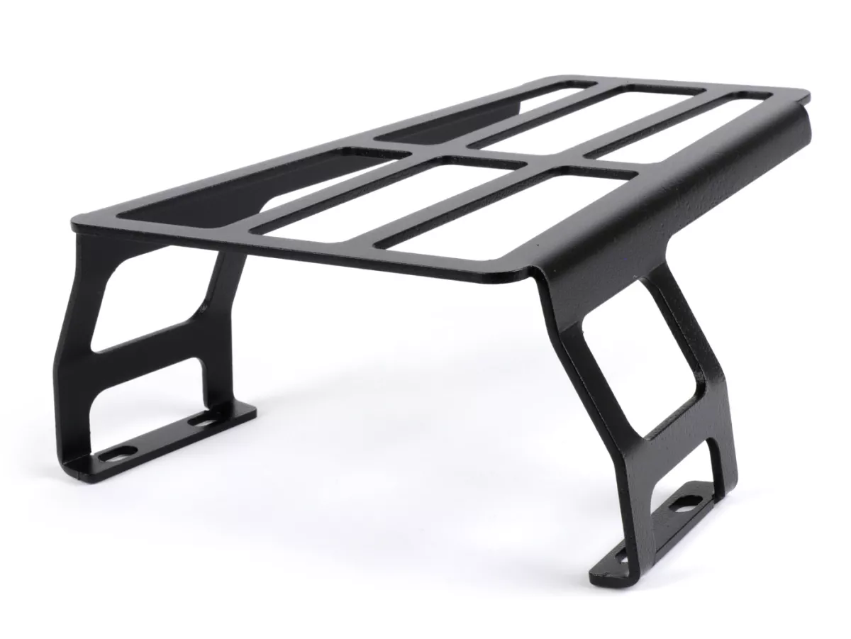 Portaequipajes pasante -MRP- Vespa Largeframe Sprint150 (VLB1T), Rally180 (VSD1T), Rally200 (VSE1T), GT/GTR125 (VNL2T), TS125 (VNL3T), GL150 (VLA1T), VNB2-6T, VBB1T, VBB2T - Negro