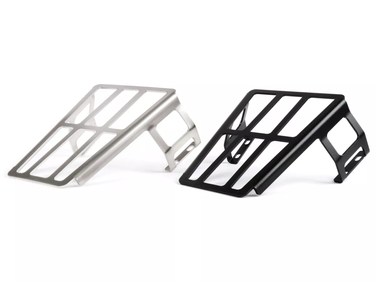 Portaequipajes pasante -MRP- Vespa Largeframe Sprint150 (VLB1T), Rally180 (VSD1T), Rally200 (VSE1T), GT/GTR125 (VNL2T), TS125 (VNL3T), GL150 (VLA1T), VNB2-6T, VBB1T, VBB2T - Negro