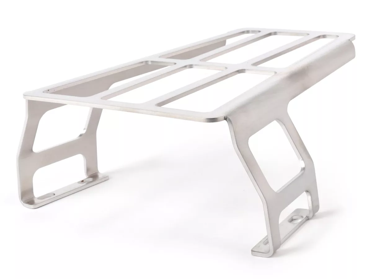 Bagagedrager step-through -MRP- Vespa Largeframe Sprint150 (VLB1T), Rally180 (VSD1T), Rally200 (VSE1T), GT/GTR125 (VNL2T), TS125 (VNL3T), GL150 (VLA1T), VNB2-6T, VBB1T, VBB2T - roestvrij staal