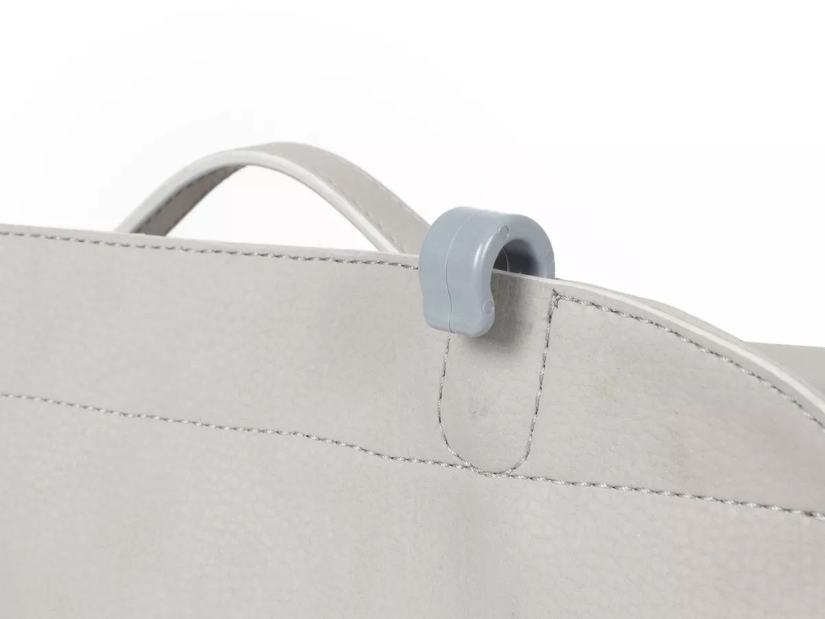 Bolsa cubrepiernas, cuero, exterior, gris -M&R, Made in Italy- Vespa 125 VNA, VNB, Vespa 150 VBA, VBB, Vespa 150 T4 (VGLA, VGLB)