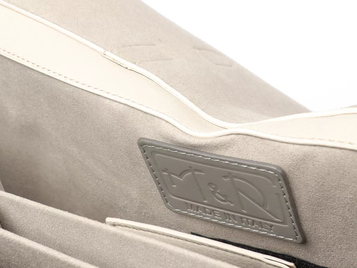 Bolsa cubrepiernas, cuero, exterior, beige -M&R, Made in Italy- Vespa Rally180 (VSD1T), Rally200 (VSE1T), TS125 (VNL3T), Sprint150 (VLB1T), Sprint Veloce, GT125 (VNL2T), GTR125 (VNL2T), Super, SS180 (VSC1T), GL150 (VLA1T)